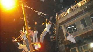 1993 UNC Tar Heels NCAA Final Four Celebration Mob In Chapel Hill