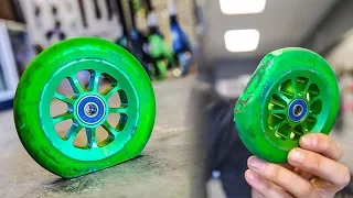 $100 SCOOTER WHEEL RUINED!