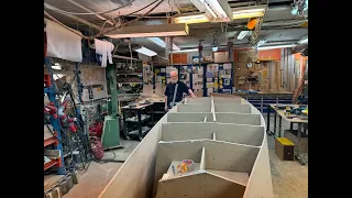 17 May 2024 Starting to shape the hull