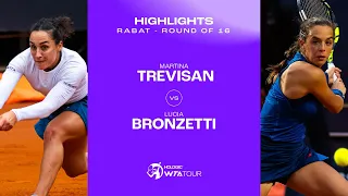 Martina Trevisan vs. Lucia Bronzetti | 2024 Rabat Round of 16 | WTA Match Highlights