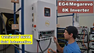 EG4/Megarevo 8kVA 240/120v Inverter with Grid Interactive Features!