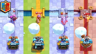 Power of GIANT SNOWBALL in Clash Royale 😎