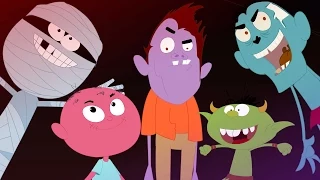 Five Little Monsters | Halloween Rhymes