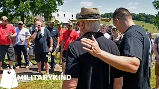 Beer and brotherhood unite Marines at gravesite | Militarykind