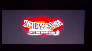 Spider-man into the Spider verse live in Manchester.  end credits part 1