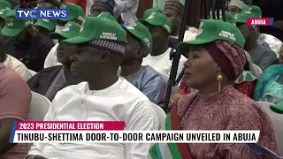 WATCH: Tinubu-Shettima Door-To-Door Campaign Unveiled in Abuja