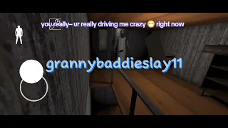 escaping granny's crusty house on hard mode 😘