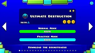 Geometry Dash Universal - "Ultimate destruction" 100% Complete (All Coins) - Elysium125