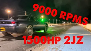 BIG TURBO 2JZ 240sx testing for AOCO