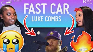 🤯FIRST TIME LISTENING TO LUKE COMBS - “Fast Car” (audio) | REACTION!!