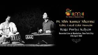 Raga Puriya Kalyan ~ Pt Shiv Kumar Sharma & Ustad Zakir Hussain ~ Live at Manhattan, NYC (1982)