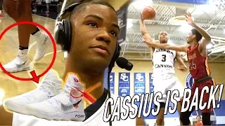 Cassius Stanley RETURNS in OFF-WHITE HYPERDUNKS! Catches BODY in SEASON DEBUT