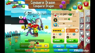 Dragon city hatching an legendary Dragon