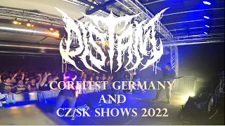 DISTANT - CoreFest 2022 and CZ/SK shows - Behind the scenes