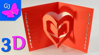 How to Make a easy Pop-Up Heart Card