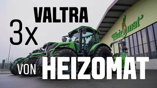 Heizomat relies on Valtra | 2x N155e Active and 1x T235 Active