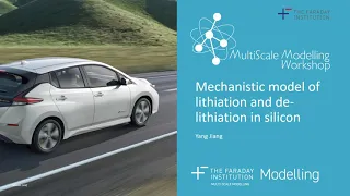 Mechanistic Model of Lithiation and Delithiation in Silicon - Yang Jiang