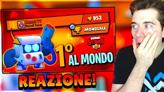 REAGISCO a RaxoR 🏆 1° al MONDO con 8-BIT! | Brawl Stars ITA