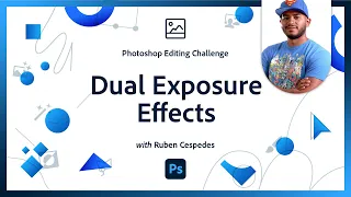 Create A Dual Color Exposure Effect | Photoshop Photo Editing Challenge