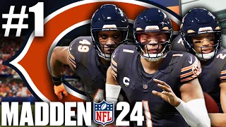 Madden 24 Chicago Bears Franchise Ep 1! I Made A Blockbuster Trade Week 1!