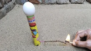 Matchstick Chain Reaction Domino Vs Diwali Crackers  Amazing Experiments