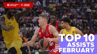 Top 10 Assists | February | 2022-23 Turkish Airlines EuroLeague