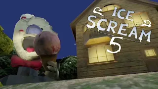 Ice Scream 5 BETA PRE-ALPHA GAMEPLAY And MAIN MENU (Fanmade)