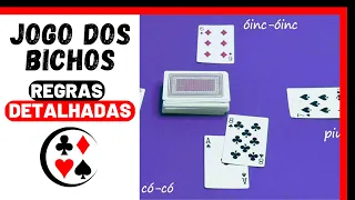 Como Jogar JOGO DOS BICHOS - Jogo de Baralho ♣️♦️♠️♥️