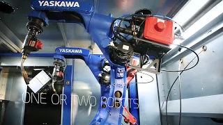 Two Robot Welders! - The Motoman ArcWorld V2