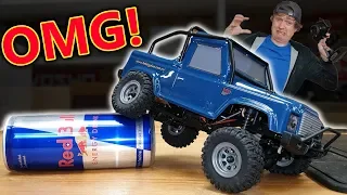 Ultimate MINI Indoor RC Rock Crawler Car + epic fail!