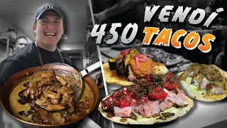 450 tacos 🌮 Picaña, costillas y panceta! Un reto único.