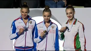 2019 European Rhythmic Gymnastics Championships Baku - Ribbon Final Medal Ceremony