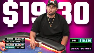 Did I Get ANGLED in a $10,000 POT!?!?  Close 2 Broke Poker Vlog