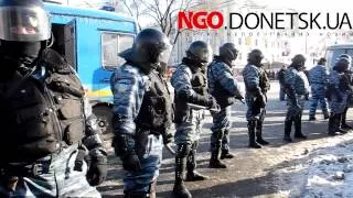 У Донецьку побились прихильники Януковича. Четверо затриманих