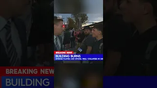 Teen makes astute observation on live TV during massive building fire