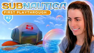 Aurora Exploration | SUBNAUTICA BLIND PLAYTHROUGH | Family Friendly Gameplay | Episode 2