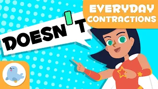 EVERYDAY CONTRACTIONS 🦸‍♀️ SPELLING AND GRAMMAR for Kids 📝 Superlexia⭐ Episode 7