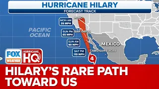 Hurricane Hilary Now Directly Impacting Southwest US With Worst Impacts Still To Come