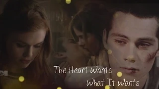 Stiles & Lydia ( + Malia) - The Hearts Wants What It Wants (AU)