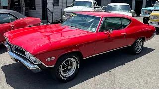 Test Drive 1968 Chevrolet Chevelle Super Sport Big Block $38,900 Maple Motors #2123