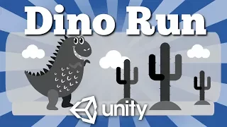 How To Make Simple Dinosaur Run Game (T-Rex Chrome Game Clone) For Android In Unity?