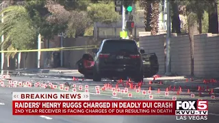 Raiders' Henry Ruggs III charged in fatal crash in west Las Vegas