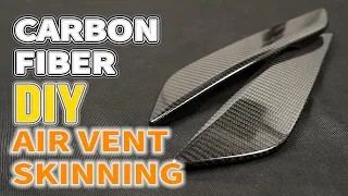 How to Simply Change your Car Parts to Real Carbon Fiber (Carbon fiber Skinning) [DIY]