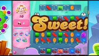 Candy Crush Saga Level 596 - 3 Stars,  17 Moves Completed, No Boosters