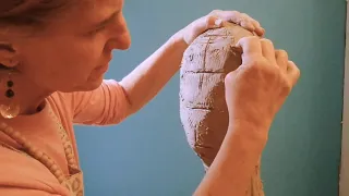 Step by Step process of sculpting a bust