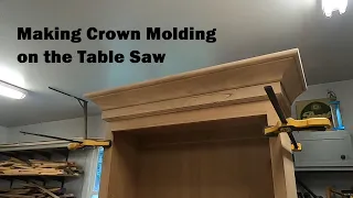 Making Crown Molding on the Table Saw