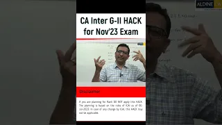 CA Inter G-II HACK