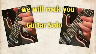 Brian May -We will rock you (Guitar Only)