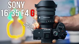 Sony 16-35mm f4 G PZ 👉 Objetivo ultracompacto para cámaras Sony Alpha con MOTOR DE ZOOM