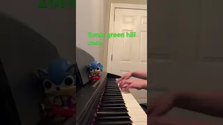 Sonic green hill zone piano